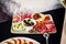 Different types of antipasto