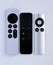 Different types of apple tv control remotes