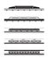 Different types of passenger trains