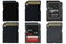 Different types of removable flash memory cards and Micro SD Ada