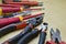 Different types of tools screwdrivers, pliers, nippers