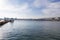 Different types of yachts anchored in Piraeus dock