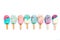 Different variants of cake pops