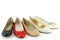 Different woman flat shoes