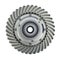 The differential gear on white background 3d illustration without shadow