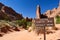 Difficult hiking sign in Arches np