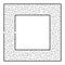 Difficult square labyrinth frame. Game for kids and adults. Puzzle for children. One entrance, one exit. Labyrinth conundrum. Flat