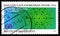 Diffraction pattern of X-rays passed through crystal, Nobel Prize Winners - James Franck and Max Born physicists serie, circa