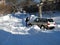 Digging Out His Car