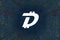 DigiByte, DGB  cryptocurrency symbol. A tunnel from a computer program code. Programmer Strings of code, Javascript, CSS and PHP.