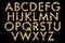 Digital Alphabet Marquee Style Scrapbooking Element