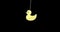 Digital animation of baby duck hanging 4k