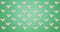 Digital animation of multiple pink paper planes icons floating against green background