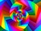 Digital Art Abstract Rainbow Spiral Background