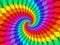 Digital Art Abstract Rainbow Spiral Background