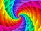 Digital Art Abstract Rainbow Spiral Background