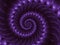 Digital Art Glossy Purple Abstract Spiral Background