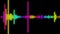 Digital audio equalizer color bar