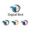 Digital Bird Pixel Internet Virtual Computer Illustration