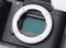 Digital camera 35mm full frame ccd sensor and lens mount close-up