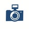 Digital camera creative colourful logo