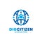 Digital Citizen logo vector