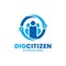 Digital Citizen logo vector