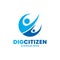 Digital Citizen logo vector