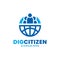 Digital Citizen logo vector