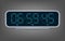 Digital clock counter