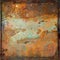 Digital collage background with different rusty textures