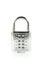 Digital combination lock front view on