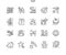 Digital Crafts Well-crafted Pixel Perfect Vector Thin Line Icons 30 2x Grid for Web Graphics and Apps