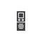 Digital Dictaphone vector icon