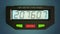 Digital electricity meter showing household consumption in kilowatt hours