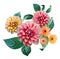 Digital Flower, Beautiful Textile Flower Design, Watercolor Background, Watercolor illustration, Textile Fabric Print Flower Desig