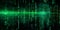 digital frenzy: immersive matrix code wallpaper in green, Generative AI