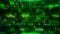 Digital Green Mosaic Abstract Information Technology Screen Background Loop