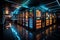 Digital Heartbeat: Server Room Powering Modern Data Analysis & Storage