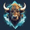 Digital illustration of Buffalo logo 2D