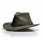 Digital Illustration Of Oldstyle Brown Cowboy Hat On White Background