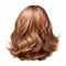 Digital Illustration Of A Realistic Wavy Hair Stylist Wig