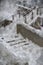 Digital Illustration Stairs in Snow in Russia