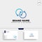 digital infinity network logo template vector illustration icon element