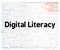 Digital literacy word cloud shape