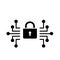 Digital lock vector icon. Locked illustration sign. Security and Networking symbol.
