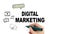 Digital marketing internet and social media concept