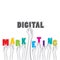 Digital marketing text banner design