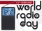 Digital Mini Radio Broadcasting World Radio Day Event, Vector Illustration