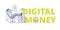 Digital money web banner